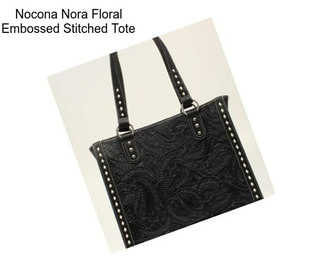 Nocona Nora Floral Embossed Stitched Tote