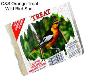 C&S Orange Treat Wild Bird Suet