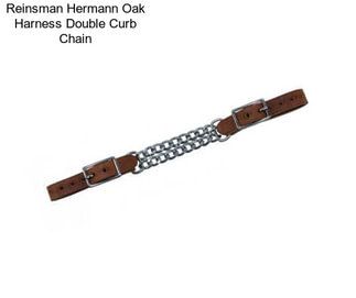 Reinsman Hermann Oak Harness Double Curb Chain