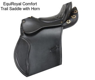 EquiRoyal Comfort Trail Saddle with Horn
