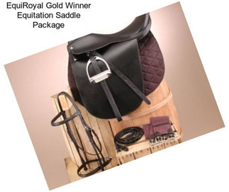 EquiRoyal Gold Winner Equitation Saddle Package