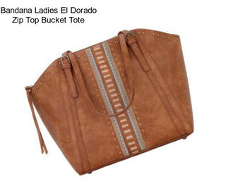 Bandana Ladies El Dorado Zip Top Bucket Tote