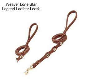 Weaver Lone Star Legend Leather Leash