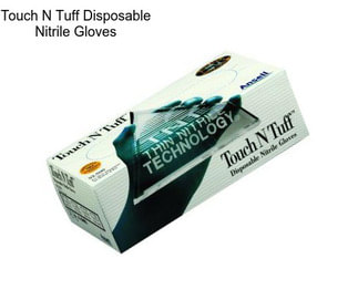 Touch N Tuff Disposable Nitrile Gloves