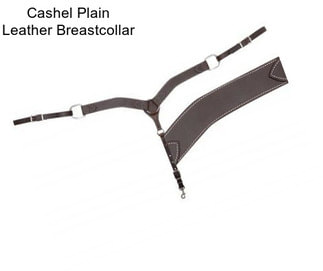 Cashel Plain Leather Breastcollar