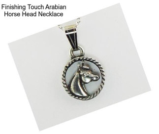 Finishing Touch Arabian Horse Head Necklace