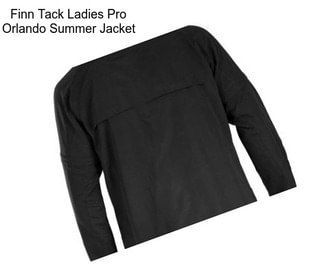 Finn Tack Ladies Pro Orlando Summer Jacket