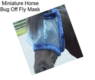 Miniature Horse Bug Off Fly Mask