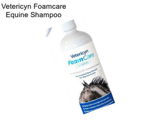 Vetericyn Foamcare Equine Shampoo