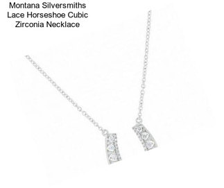 Montana Silversmiths Lace Horseshoe Cubic Zirconia Necklace