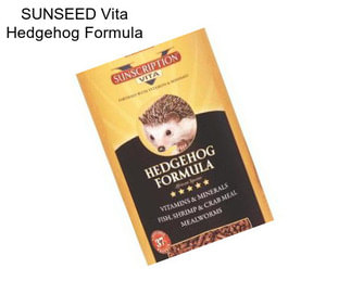 SUNSEED Vita Hedgehog Formula