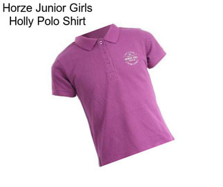 Horze Junior Girls Holly Polo Shirt