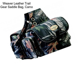 Weaver Leather Trail Gear Saddle Bag, Camo