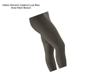 Irideon Women\'s Cadence Low Rise Knee Patch Breech