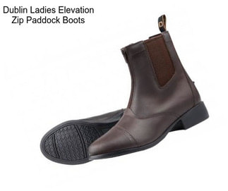 Dublin Ladies Elevation Zip Paddock Boots