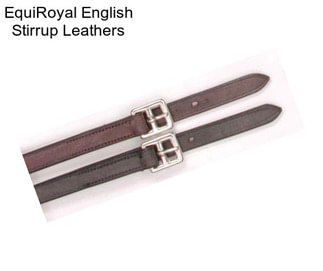 EquiRoyal English Stirrup Leathers