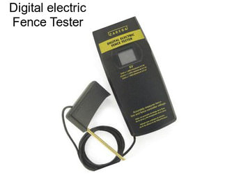 Digital electric Fence Tester