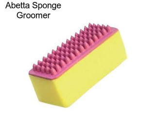 Abetta Sponge Groomer