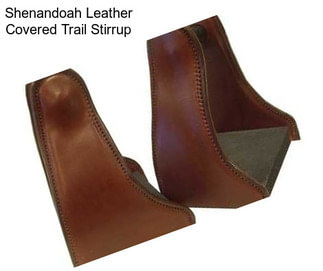 Shenandoah Leather Covered Trail Stirrup