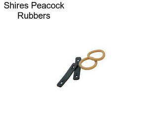 Shires Peacock Rubbers