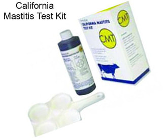 California Mastitis Test Kit