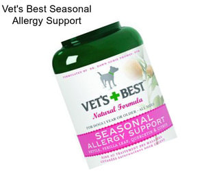 Vet\'s Best Seasonal Allergy Support