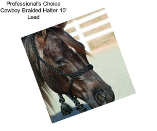 Professional\'s Choice Cowboy Braided Halter 10\' Lead