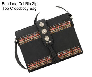 Bandana Del Rio Zip Top Crossbody Bag