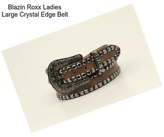 Blazin Roxx Ladies Large Crystal Edge Belt