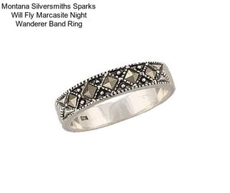 Montana Silversmiths Sparks Will Fly Marcasite Night Wanderer Band Ring