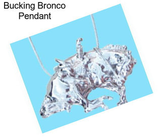 Bucking Bronco Pendant