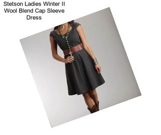 Stetson Ladies Winter II Wool Blend Cap Sleeve Dress