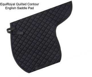 EquiRoyal Quilted Contour English Saddle Pad