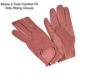 Moxie 2-Tone Comfort-Fit Kids Riding Gloves