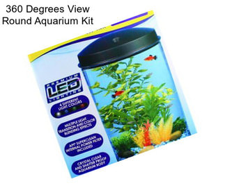 360 Degrees View Round Aquarium Kit