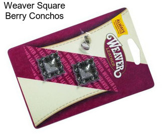 Weaver Square Berry Conchos