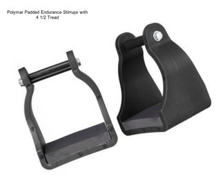 Polymar Padded Endurance Stirrups with 4 1/2\