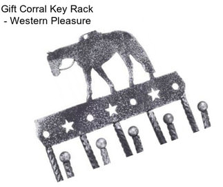 Gift Corral Key Rack - Western Pleasure