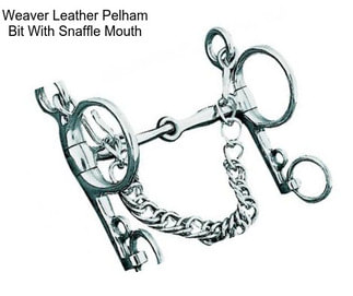 Weaver Leather Pelham Bit With Snaffle Mouth