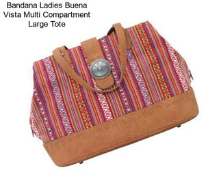 Bandana Ladies Buena Vista Multi Compartment Large Tote