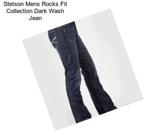 Stetson Mens Rocks Fit Collection Dark Wash Jean