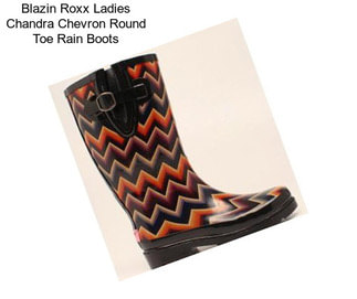 Blazin Roxx Ladies Chandra Chevron Round Toe Rain Boots