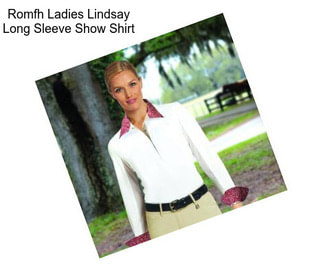 Romfh Ladies Lindsay Long Sleeve Show Shirt