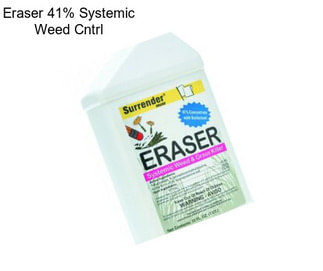 Eraser 41% Systemic Weed Cntrl