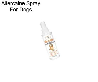 Allercaine Spray For Dogs