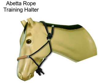 Abetta Rope Training Halter