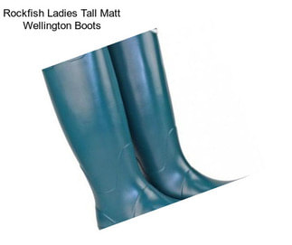 Rockfish Ladies Tall Matt Wellington Boots