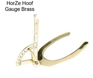 HorZe Hoof Gauge Brass
