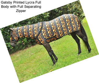 Gatsby Printed Lycra Full Body with Full Separating Zipper