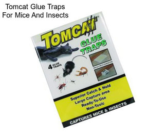 Tomcat Glue Traps For Mice And Insects